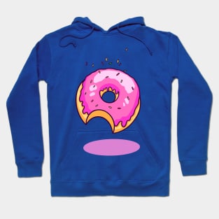 Donut With Pink Glaze Hoodie